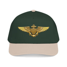 Load image into Gallery viewer, Mid Profile Baseball Cap - USCG - Aviator Badge wo txt - 3D - Enhanced