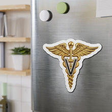 Load image into Gallery viewer, Die-Cut Magnet - Army Veterinary Corps Branch Insignia - 3D