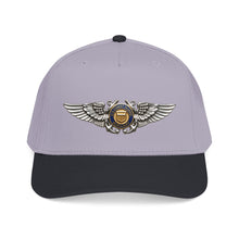 Load image into Gallery viewer, Mid Profile Baseball Cap - USCG - Aviator Badge - Auxiliary wo txt - 3D - Enhanced
