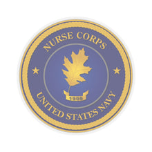 Load image into Gallery viewer, Kiss-Cut Stickers - Navy - Nurse Corps X 300
