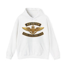 Load image into Gallery viewer, Hoodie – USCG - Aviator Badge w txt - 3D - Enhanced