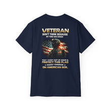 Load image into Gallery viewer, Unisex Ultra Cotton Tee - Veteran’s pride and sacrifice