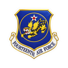 Load image into Gallery viewer, Kiss-Cut Stickers - USAF - 14th Air Force - Flying Tigers wo txt - 3D - Enhanced