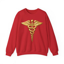 Load image into Gallery viewer, Crewneck Sweatshirt - Army Medical Corps Branch Insignia - 3D - Enhanced