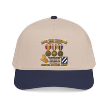 Load image into Gallery viewer, Mid Profile Baseball Cap - Army - Iraq War Veteran - 3rd Infantry Division - 3D - Enhanced