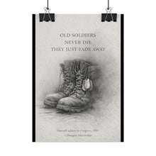 Load image into Gallery viewer, Posters - Old Soldiers Never Die