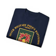 Load image into Gallery viewer, Unisex Ultra Cotton Tee - DUI - 504th Military Police Battalion wo SVC Ribbon X 300