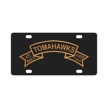 Load image into Gallery viewer, Scroll - 4th Battalion 23rd Infantry Regiment Tomahawks Classic License Plate