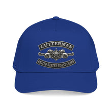 Load image into Gallery viewer, Mid Profile Baseball Cap - USCG - Cutterman - Enlisted w txt - 3D - Enhanced