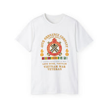 Load image into Gallery viewer, Unisex Ultra Cotton Tee - 40th Ordnance Company - ORD Emblem - Ammo Boys - Long Binh, Vietnam Vet w VN SVC X 300