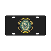 Load image into Gallery viewer, Army - Military Police Corps Regimental Crest - Retired X 300 Classic License Plate