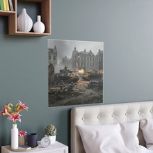 Load image into Gallery viewer, Indoor and Outdoor Silk Posters - US Tank Destroyer - M10 Wolverine Battles a German Panzer Tank