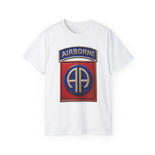 Load image into Gallery viewer, Unisex Ultra Cotton Tee - Army - 82nd Airborne Division - SSI wo Txt - 3D - Enhanced