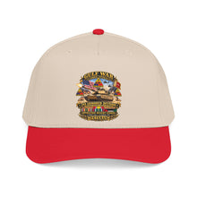 Load image into Gallery viewer, Mid Profile Baseball Cap - Army - Desert Storm - 2nd Armored Div - Combat Vereran Veteran w GULF SVC - 3D - Enhanced
