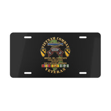 Load image into Gallery viewer, License Plate - Army - Vietnam Combat Vet - H Co 75th Infantry (Ranger) - 1st Cavalry Div SSI - 3D - Enhanced