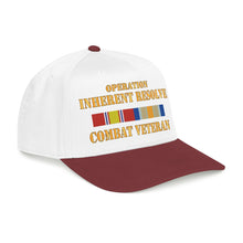 Load image into Gallery viewer, Mid Profile Baseball Cap - Opn Inherent Resolve (OIR) SVC Bar - Combat Veteran - DTF