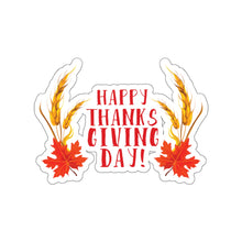 Load image into Gallery viewer, Die-Cut Stickers - Happy Thanksgiving Day