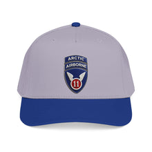 Load image into Gallery viewer, Mid Profile Baseball Cap - 11th Airborne Division w Arctic Tab wo txt - 3D - Enhanced