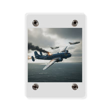 Load image into Gallery viewer, Acrylic Wall Art Panel - April 8, 1950, Baltic Sea - Latvia Soviet fighters shot down a U.S. Navy PB4Y-2 - Liberator - Cold War