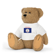 Load image into Gallery viewer, Plush Toy with T-Shirt - Virginia Baby with Virginia Flag