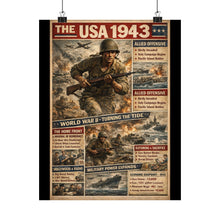 Load image into Gallery viewer, Matte Poster - THE USA - 1943
