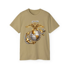 Load image into Gallery viewer, Unisex Ultra Cotton Tee - Emblem - USMC - Eagle Globe Anchor - 3d enhanced