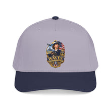 Load image into Gallery viewer, Mid Profile Baseball Cap - WAVES - Women Accepted for Volunteer Emergency Service WWII - 3D - Enhanced