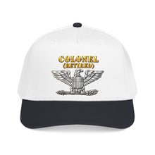 Load image into Gallery viewer, Mid Profile Baseball Cap - Colonel - Retired - 3D - Enhanced