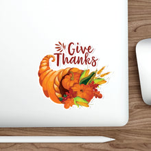 Load image into Gallery viewer, Die-Cut Stickers - Thanksgiving - Give Thanks