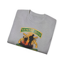 Load image into Gallery viewer, Unisex Ultra Cotton Tee - Army - Sentry Dog - 212th Military Police Company - Dog Fire w Br - Ribbon Vietnam War Veteran w VN SVC X 300