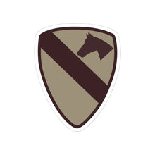 Load image into Gallery viewer, Kiss-Cut Stickers - SSI - 1st Cavalry Division - Subdued Desert X 300