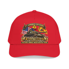 Load image into Gallery viewer, Mid Profile Baseball Cap - 4th Armored Division - PATTON'S M60A1 Main Battle Tank - Breakthrough Division