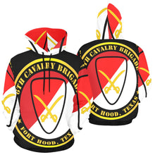 Load image into Gallery viewer, Men's All Over Print Hoodie (USA Size) (Model H13) - Army - 6th Cavalry Brigade Fort Hood, Texas