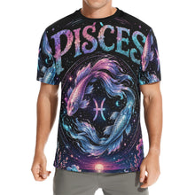 Load image into Gallery viewer, Pisces - Dreaming in Cosmic Men's All Over Print Crew Neck T-Shirt