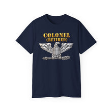 Load image into Gallery viewer, Unisex Ultra Cotton Tee - Colonel - Retired - 3D - Enhanced