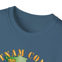 Load image into Gallery viewer, Unisex Ultra Cotton Tee - Vietnam Combat Veteran w 20th Engineer Brigade SSI - Dong Tam X 300