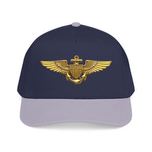 Load image into Gallery viewer, Mid Profile Baseball Cap - USCG - Aviator Badge wo txt - 3D - Enhanced
