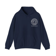 Load image into Gallery viewer, Versace Medusa Logo Hoodie — Black Designer Graphic Sweatshirt