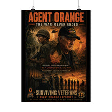 Load image into Gallery viewer, Agent Orange Tribute Matte Poster — "The War Never Ended"