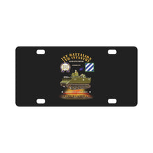 Load image into Gallery viewer, Army - 1st Bn 7th Infantry - Aschaffenburg FRG - M113 APC - CottonBalers X 300 Classic License Plate