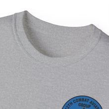 Load image into Gallery viewer, Unisex Ultra Cotton Tee - Vietnam Combat Aviation Vet w Air Crew Badges - 12th Combat Aviation Group - Black Jack - Sgt Howard Meyers - 1968-1969 SVC X 300