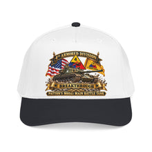 Load image into Gallery viewer, Mid Profile Baseball Cap - 4th Armored Division - PATTON'S M60A1 Main Battle Tank - Breakthrough Division