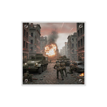 Load image into Gallery viewer, Acrylic Wall Art Panel - M3A1 - 9th Armor Division Attack - WWII