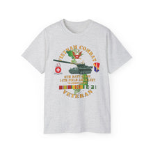 Load image into Gallery viewer, Unisex Ultra Cotton Tee - 6th Bn, 14th Artillery Regiment - w 1st Field Force - M107 - 175mm Gun - Vietnam Vet w VN SVC