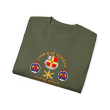 Load image into Gallery viewer, Unisex Ultra Cotton Tee - Cold War Vet - 1st Missile Bn, 81st Artillery 56th Artillery Group - Neu-Ulm Germany - Firing Missile w COLD SVC