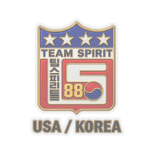 Load image into Gallery viewer, Kiss-Cut Stickers - USA-Korea Team Spirit 88