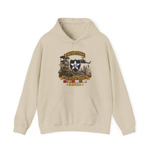 Load image into Gallery viewer, Hoodie – Army - 2nd Infantry Division w Br - Ribbon COLD WAR Vet Tab - Korea - 3D - Enhanced