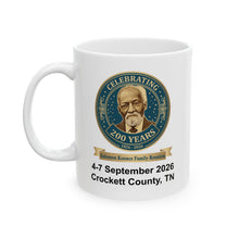Load image into Gallery viewer, White Ceramic Mug — Solomon Koonce Family Reunion - 4-7 September 2026