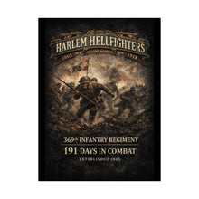 Load image into Gallery viewer, Matte Poster - 369th Infantry Regiment - Harlem Hellfighters charging through chaos
