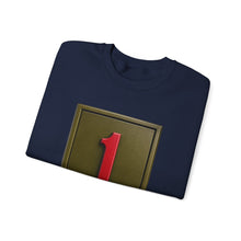 Load image into Gallery viewer, Crewneck Sweatshirt - Army - SSI - 1st Infantry Division wo txt - 3D - Enhanced